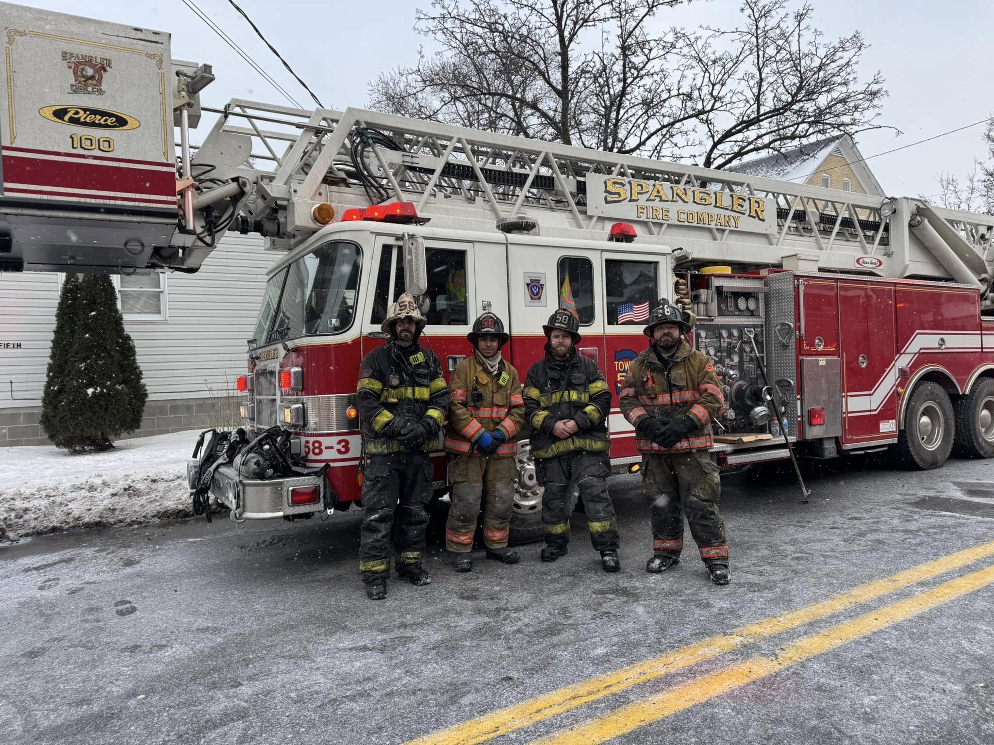 Crew with Tower Truck